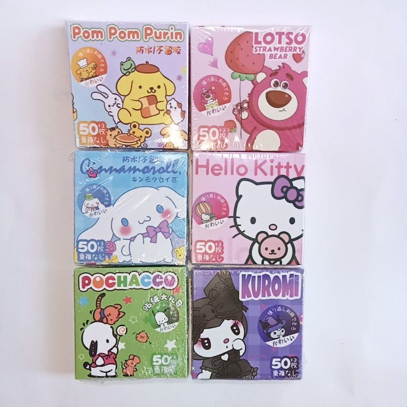 

STIKER SANRIO BOX KECIL ANTI AIR ISI 50 PCS