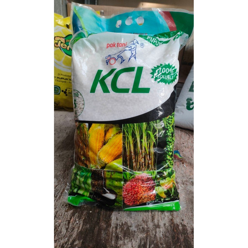 Pupuk KCl Pak Tani Kemasan 5 kg KCl Putih KCl Flake