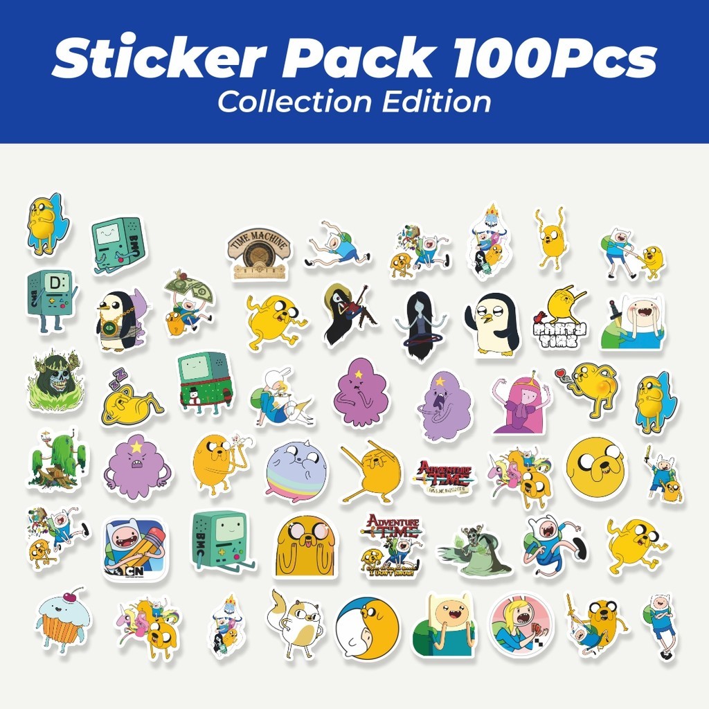 

Hot Sticker Kartun Adventure Time Sticker Lucu Anti Air Stikers Berperekat Waterproof Sticker Decal Buat Motor Helm Buku Journal Koper Casing HP Laptop Botol Minum