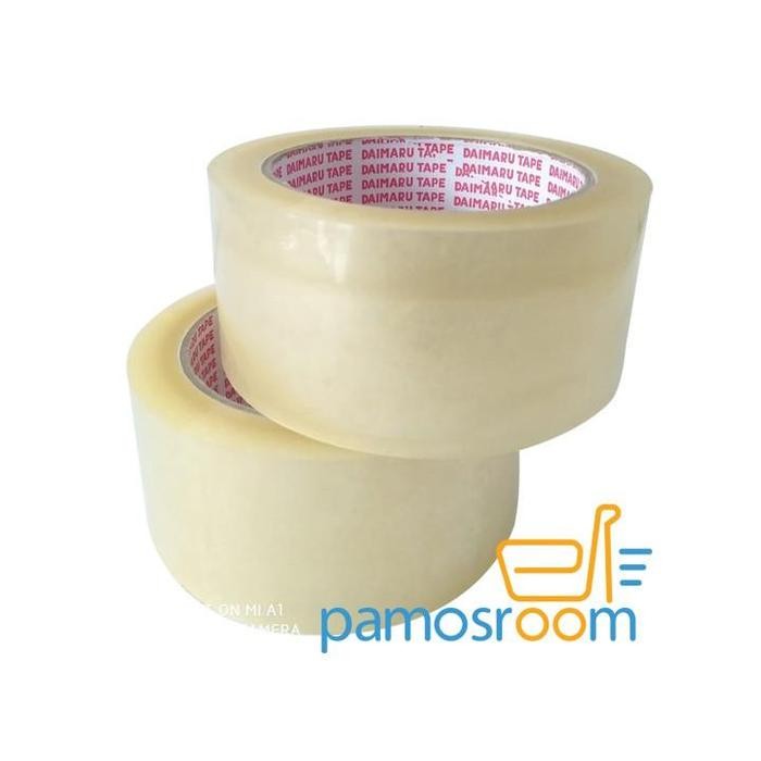 

Rusfet Tape Lakban Rusfet 90 Yard 2 Inch 50Micron Kualitas Diatas Daimaru 1 dus 72 Roll Harga Pabrik - DusahDmr90yBening(72roll) PROMO !