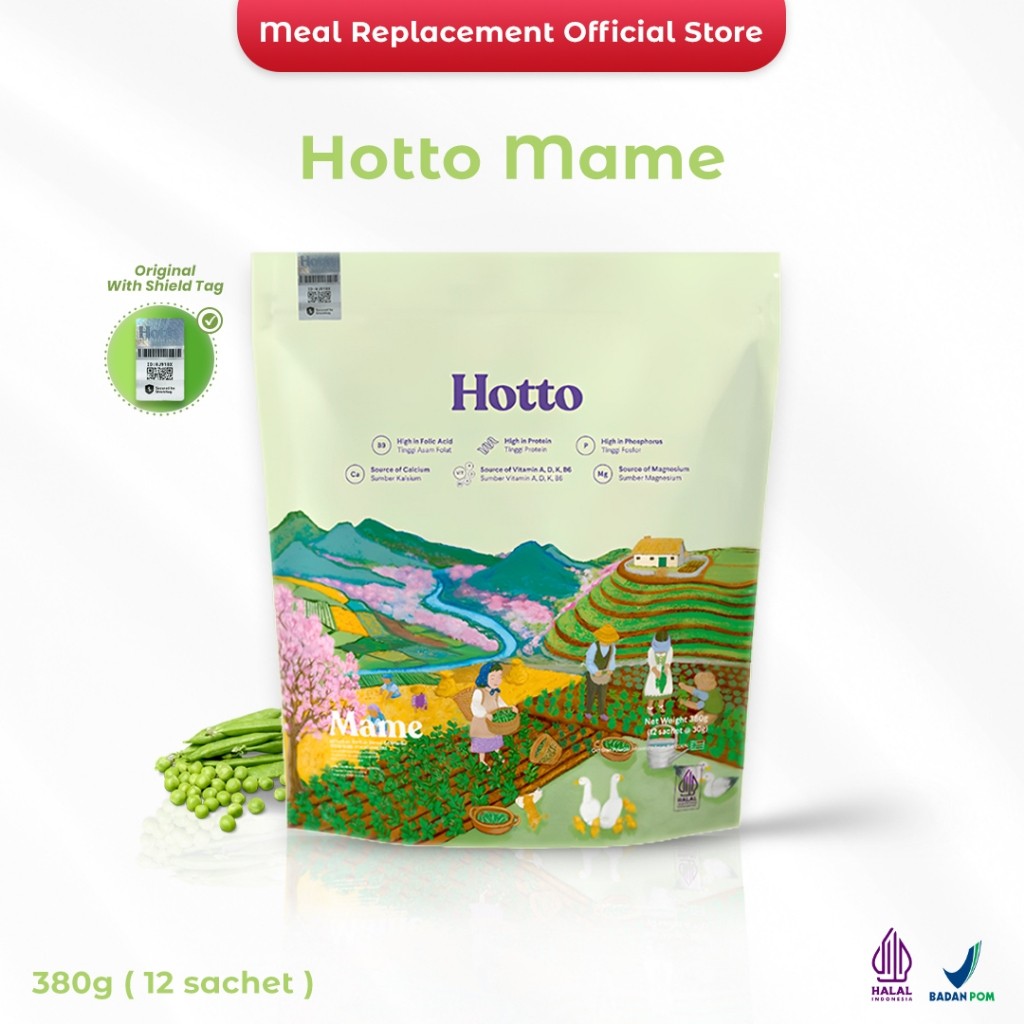 

Hotto Mame Purto Multigrain with Purple Potato 1 Pouch Aman untuk Kolestrol, Diabetes, Maag
