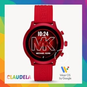 Michael Kors Gen 4 MKGO Smartwatch in Red Silicone - MKT5073 (Sealed Box)