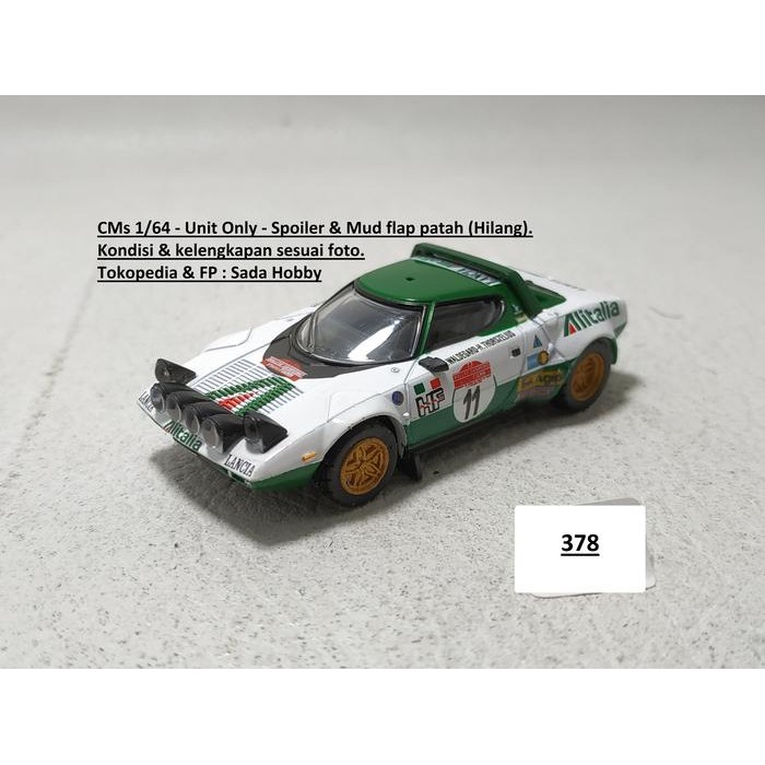 IP3... CMS 1/64 Lancia Stratos HF 1975 SANREMO Rally Car WRC Unit Only Minus 2ND