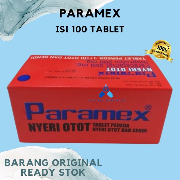 PARAMEX NYERI OTOT 1 BOX ISI 25 STRIP @ 4 TABLET - vm2