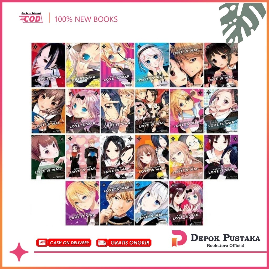 Kaguya-sama: Love Is War (manga), Vol. 1-28
