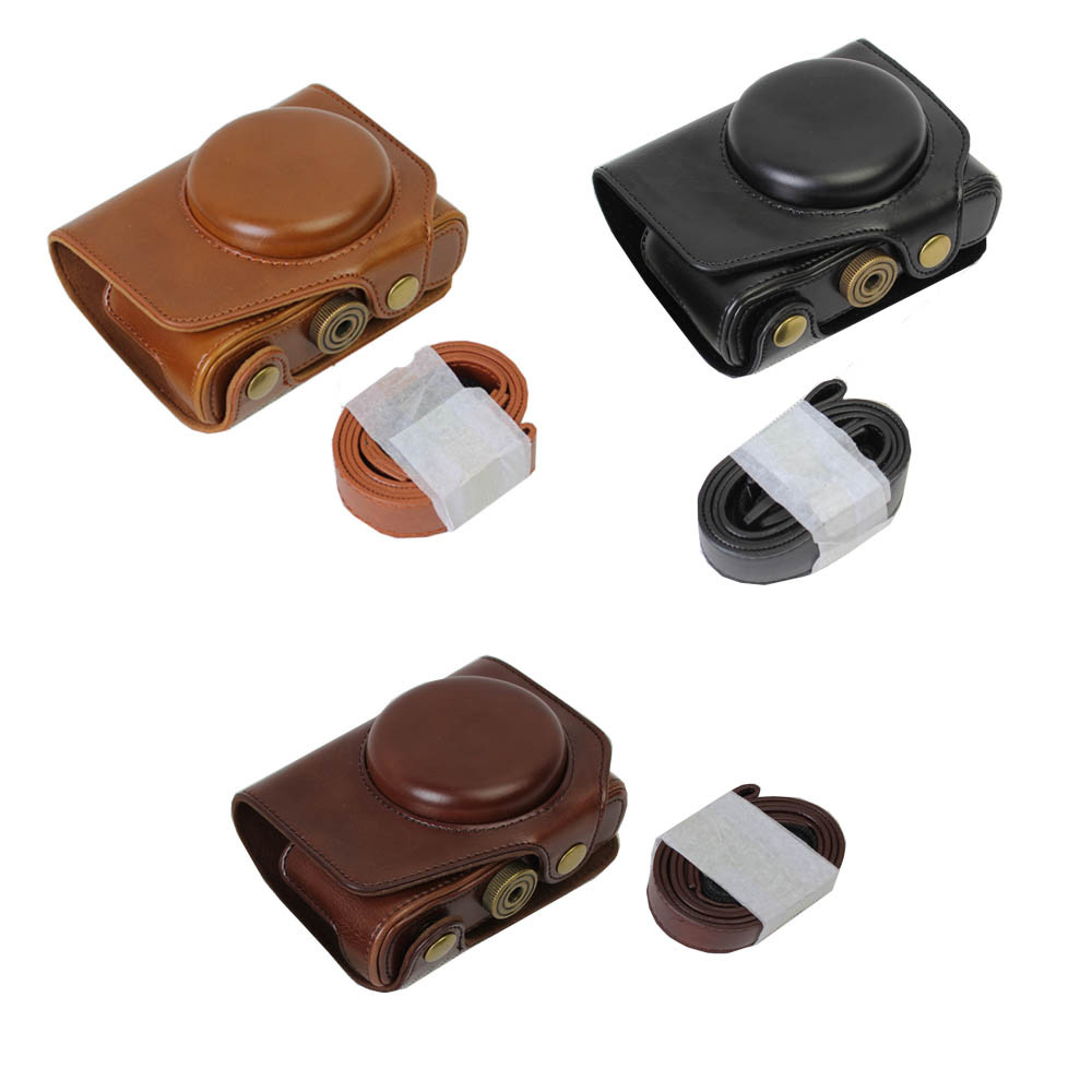 Camera Video Case For Panasonic LX10 LUMIX LX10 DMC-LX10  PU Leather Camera Bag Body Set Cover
