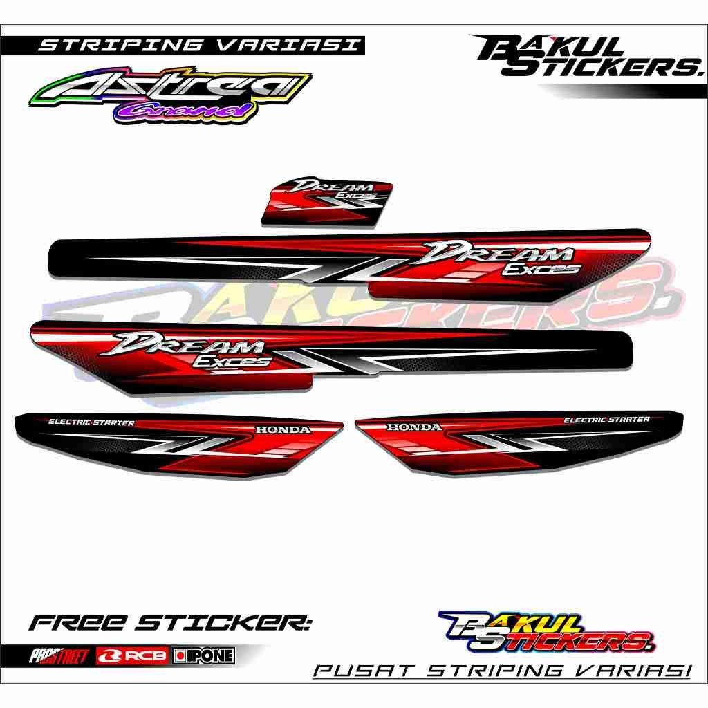 STRIPING VARIASI HONDA ASTREA GRAND / STICKER LIST MOTOR HONDA ASTREA GRAND