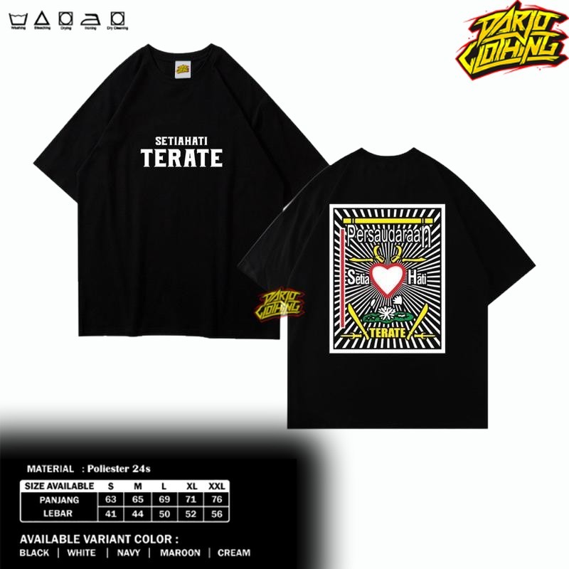 DarjoClothing - Terate Kaos Psht Lambang Bet Besar Keren Baju Lambang Psht Lawasan Full Punggung