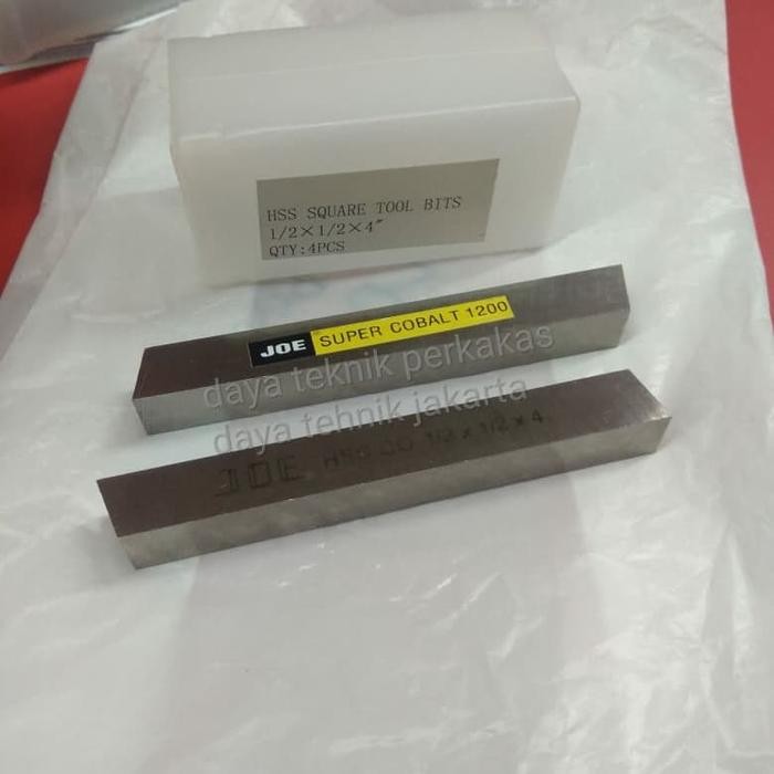 pahat bubut joe hss super cobalt 1/2 x 4 - pisau pahat bubut joe hss gpt