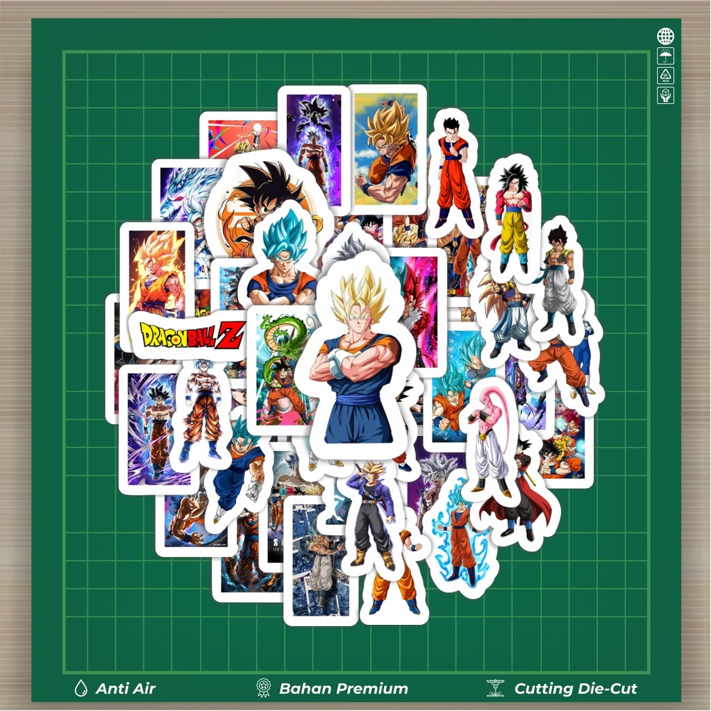 

HOT 50 PCS STIKER Stiker Anime Dragon Ball Stiker Fashion Cars Decal Dingin Kartu Album Custom Vinyl Anti Air- Sticker Aesthetic Buku Journal Koper Casing HP Tablet Laptop Helm Motor Botol Minum