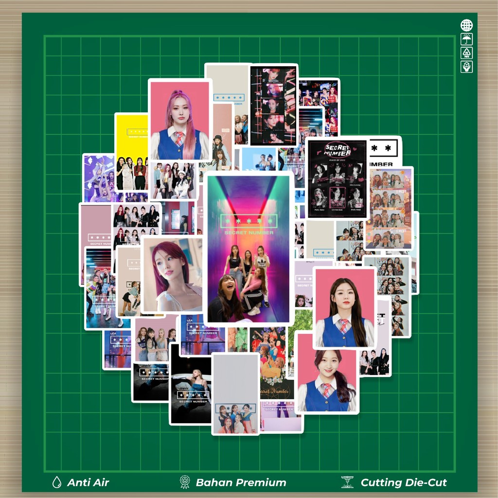 

HOT 50 PCS STIKER Stiker Girl Band Korea Secret Number Stiker Fashion Cars Decal Dingin Kartu Album Custom Vinyl Anti Air- Sticker Aesthetic Buku Journal Koper Casing HP Tablet Laptop Helm Motor Botol Minum