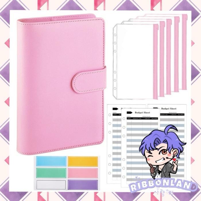 

SET LENGKAP Binder A6 - 6 Ring Budgeting Planner Nabung Value Pack Murah Foto Paper - Hitam Saving, Tabungan Plus