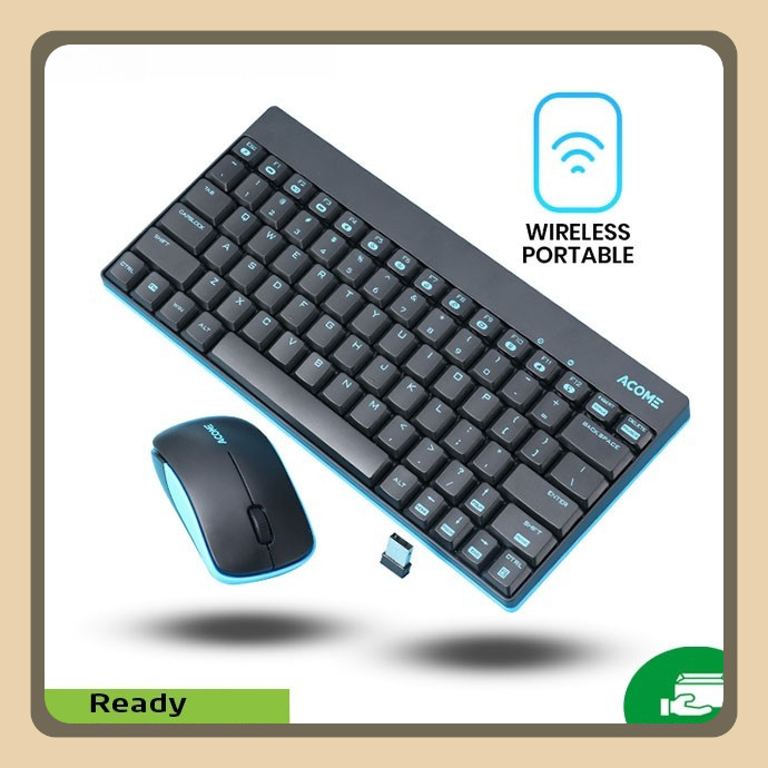 Acome Keyboard Mouse Wireless AKM2000 AKM 2000 Original Quality 100%