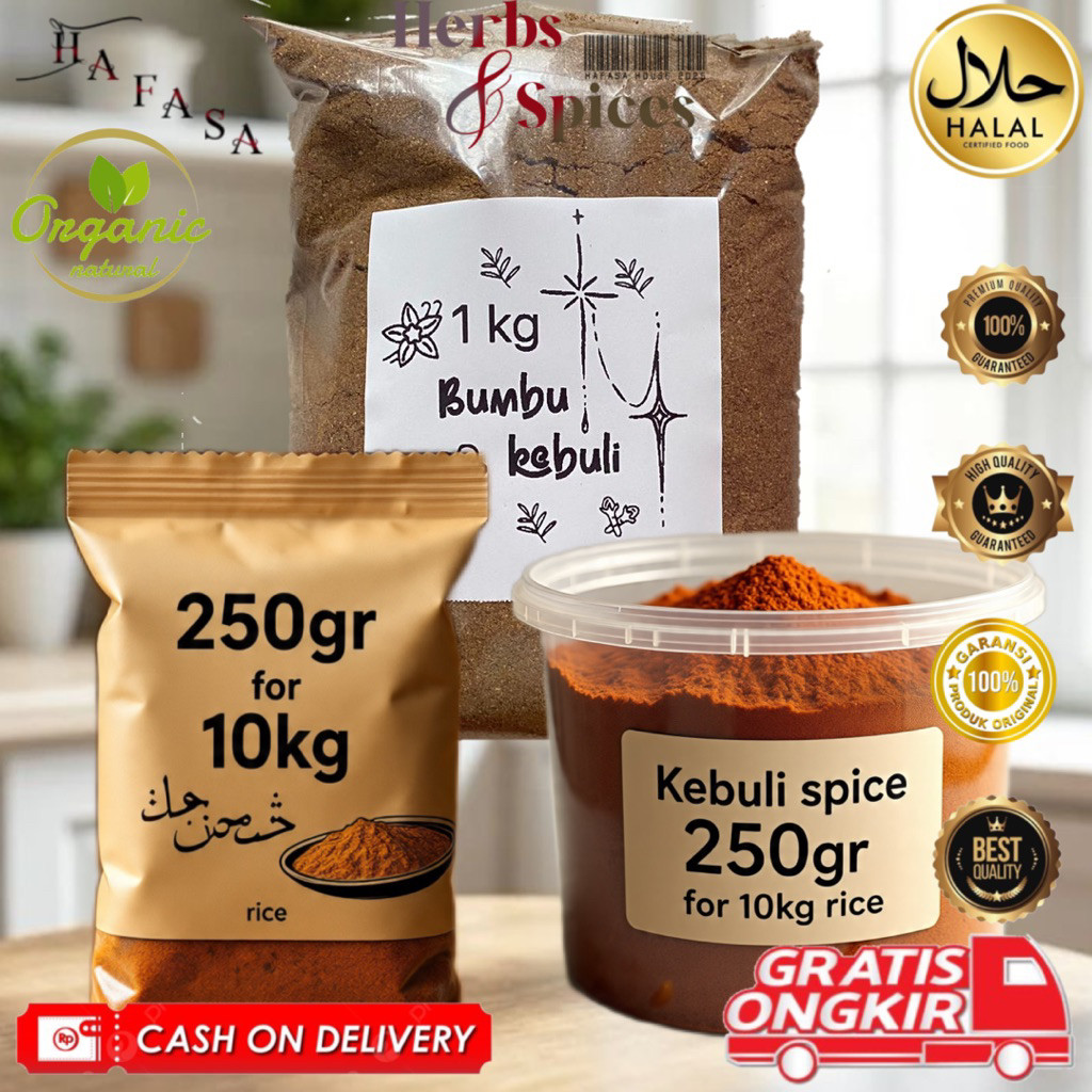 

bumbu kebuli 250gr untuk masak 10Kg beras!!