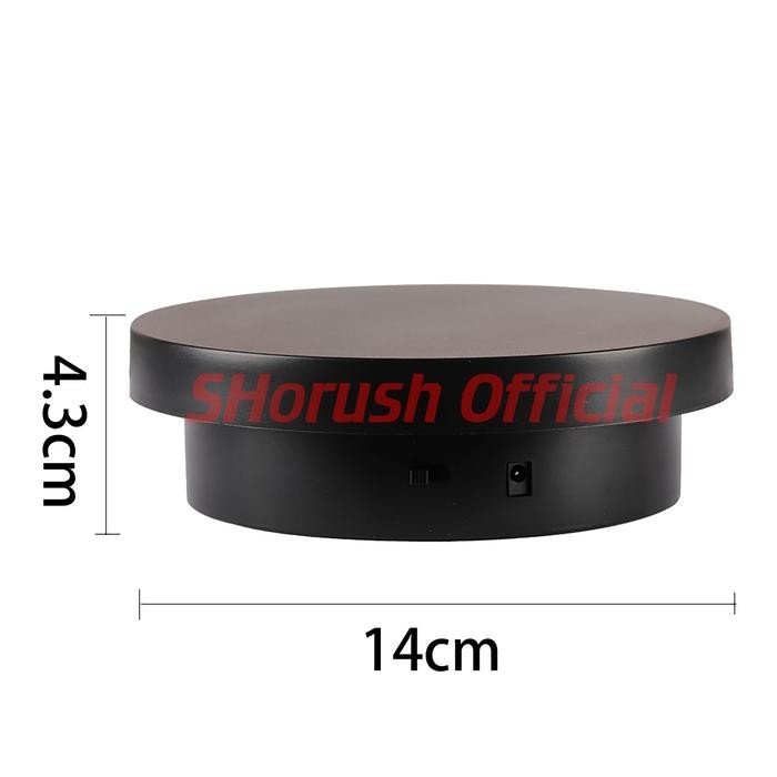 

Alas Putar Fotografi Rotating Display Produk Stand Base 14 cm 20 23 cm 28 cm Hitam Putih - Hitam 14 cm
