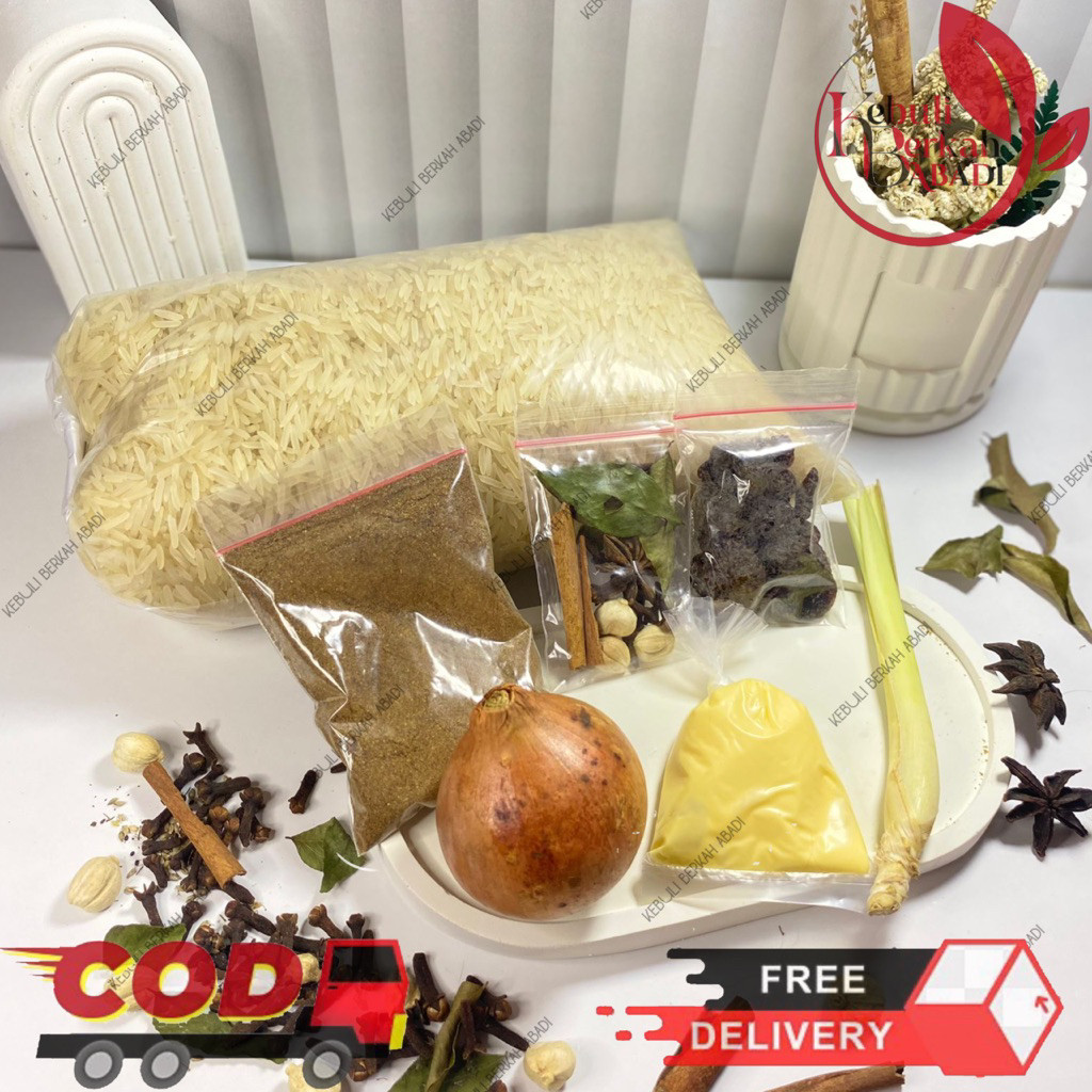 

Paket Lengkap 1kg + BOMBAY Nasi Kebuli Briyani Dll Instan Premium Nikmat