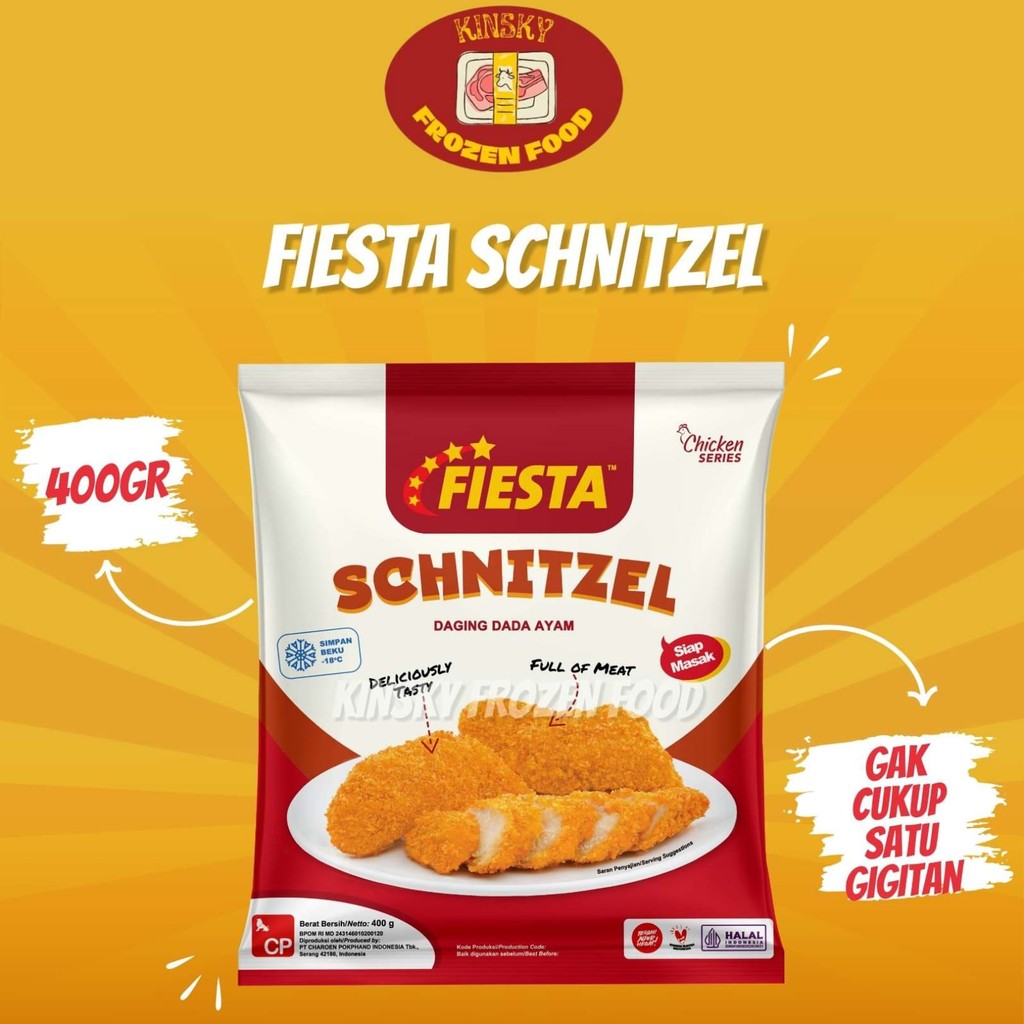 

FIESTA SCHNITZEL 400GR/CHICKEN KATSU FIESTA 400 GR
