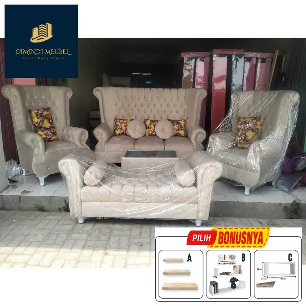 Sofa sultan wrna cream sofa sultan mewah sofa model terbaru