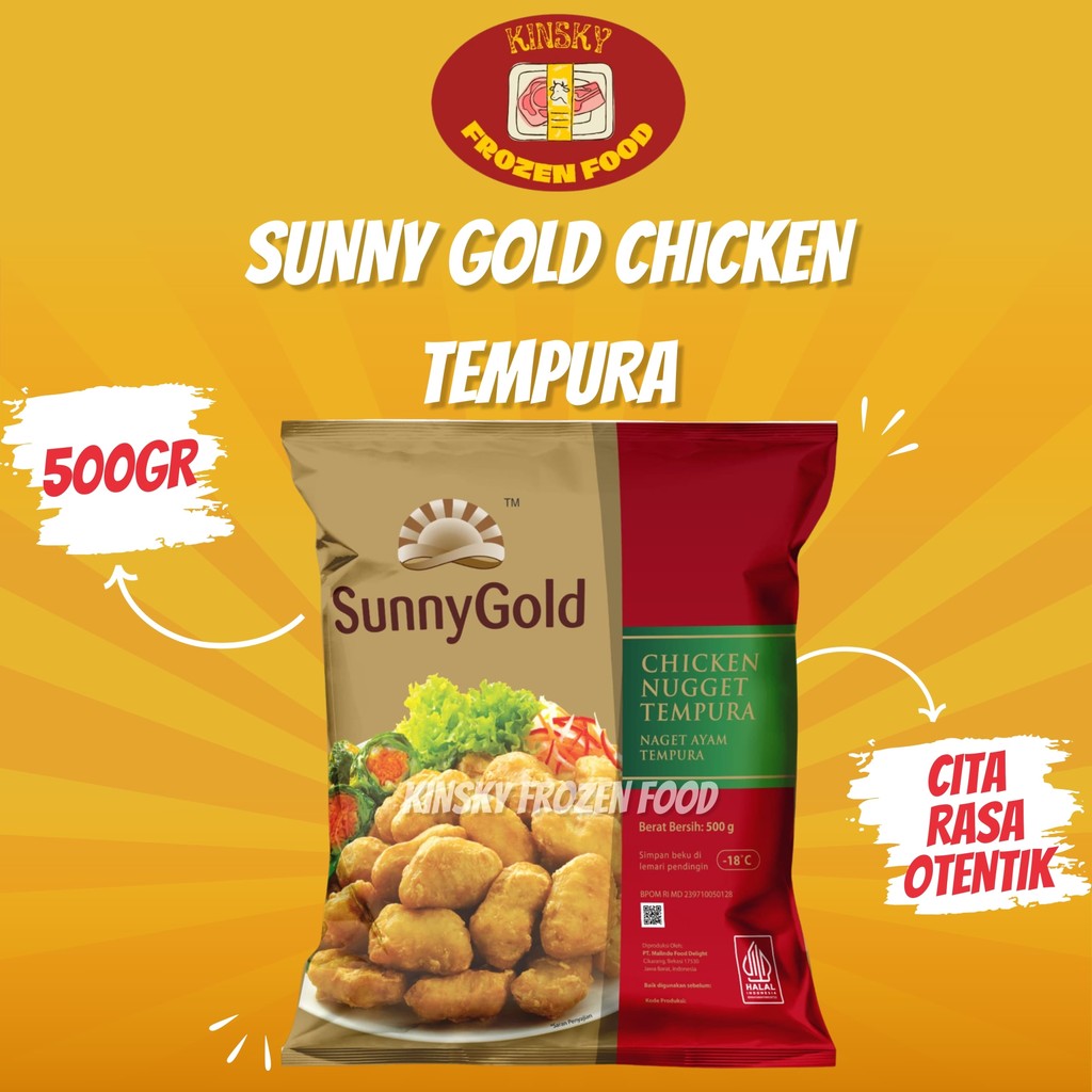 

SUNNY GOLD CHICKEN TEMPURA 500GR