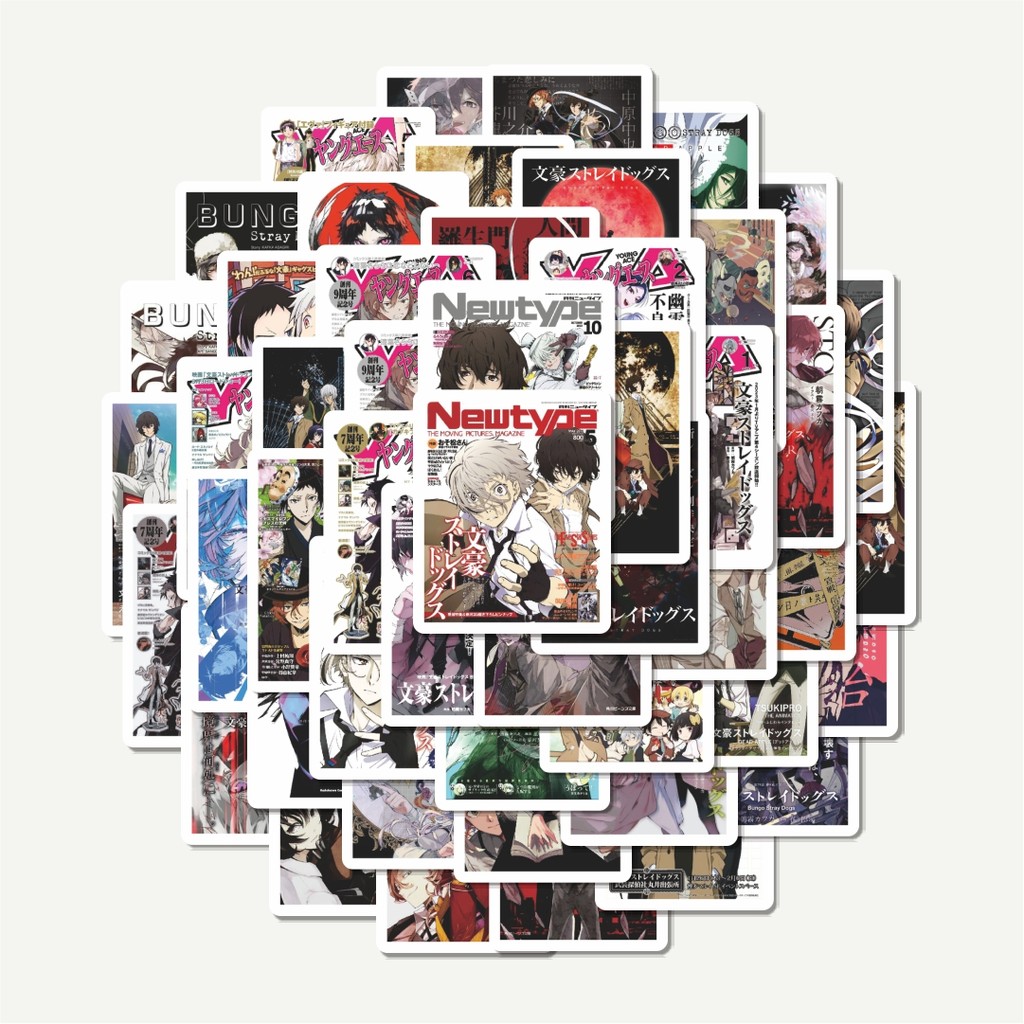 

Sticker Pack Stiker Mang Bungo Stray Dogs Series 2 | Sticker TUMBLR | Stiker LAPTOP KOPER HELM