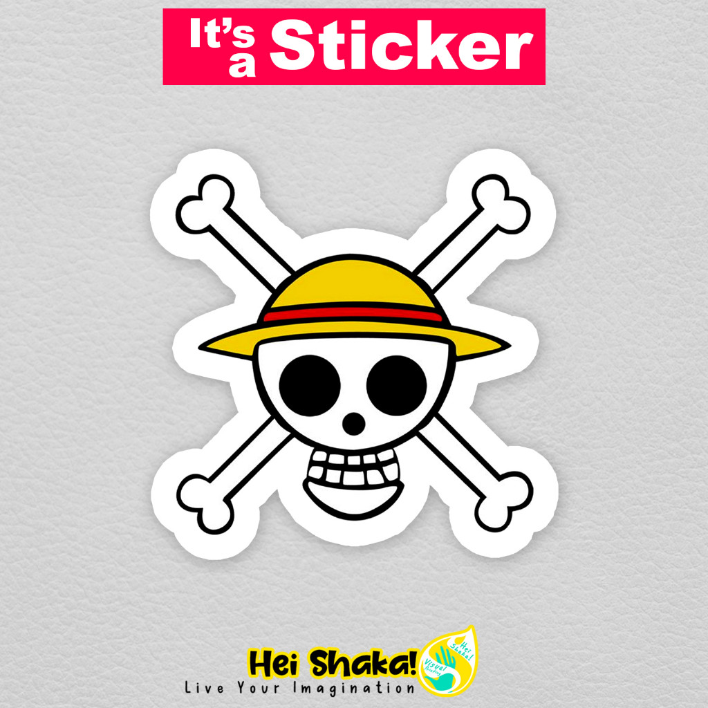 

Stiker ONE PIECE LUFFY JOYBOY FLAG Sticker Anime Manga Vinyl Anti Air