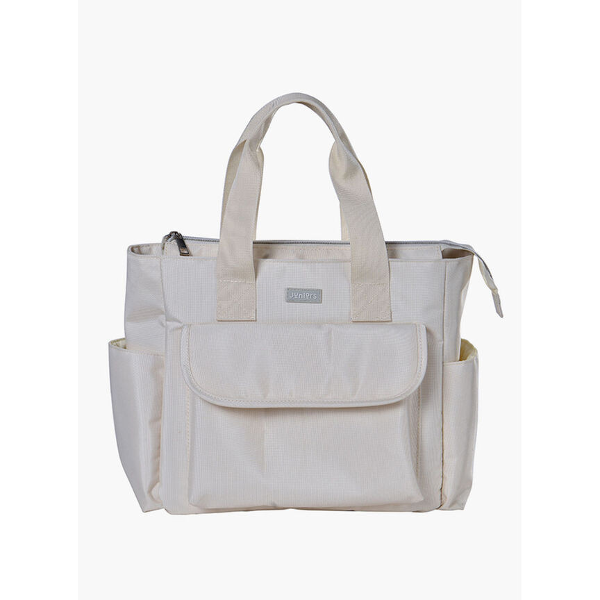 Babyshop Juniors Solid Diaper Bag with Double Handle and Zip Closure