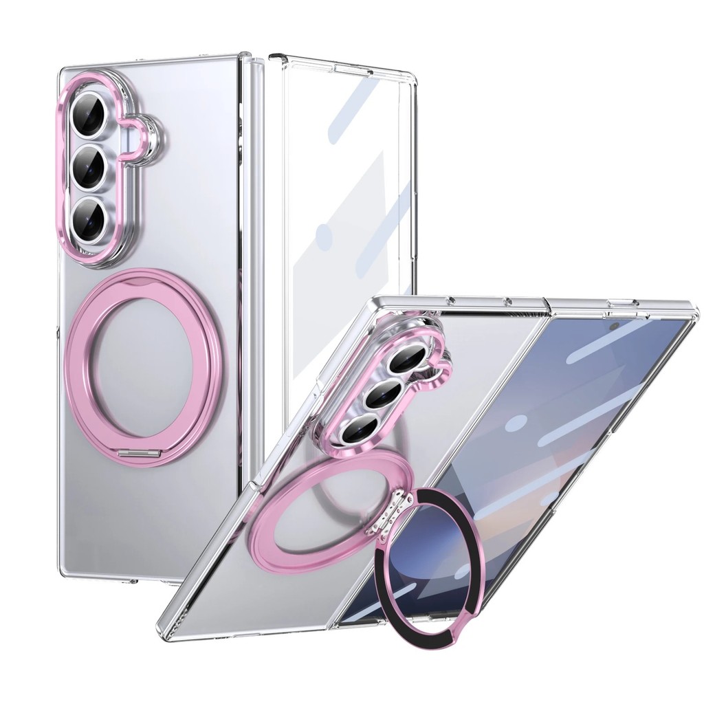 Case Samsung Galaxy Z Fold 7 Fold7 SNAPFIT 360°Rotating Magsafe Magnetic Holder Phone Case