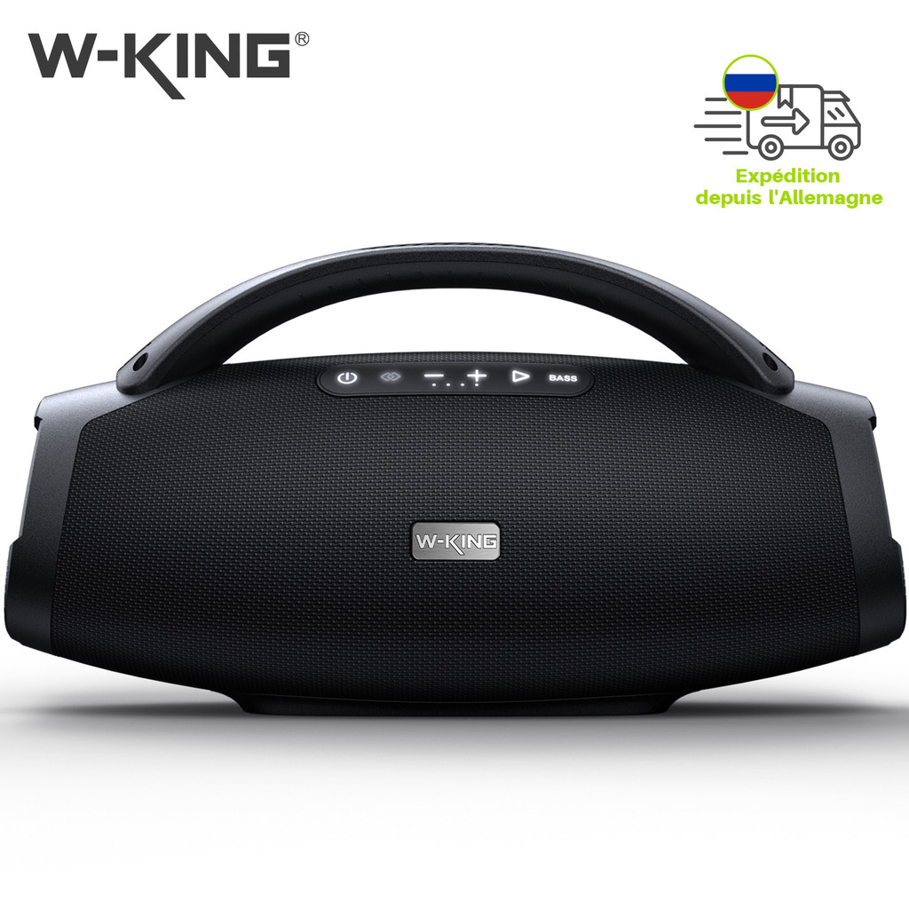 W-KING Portable Bluetooth Speaker 200W RMS Outdoor Wireless Speaker IPX7 Waterproof Speaker Party Ca