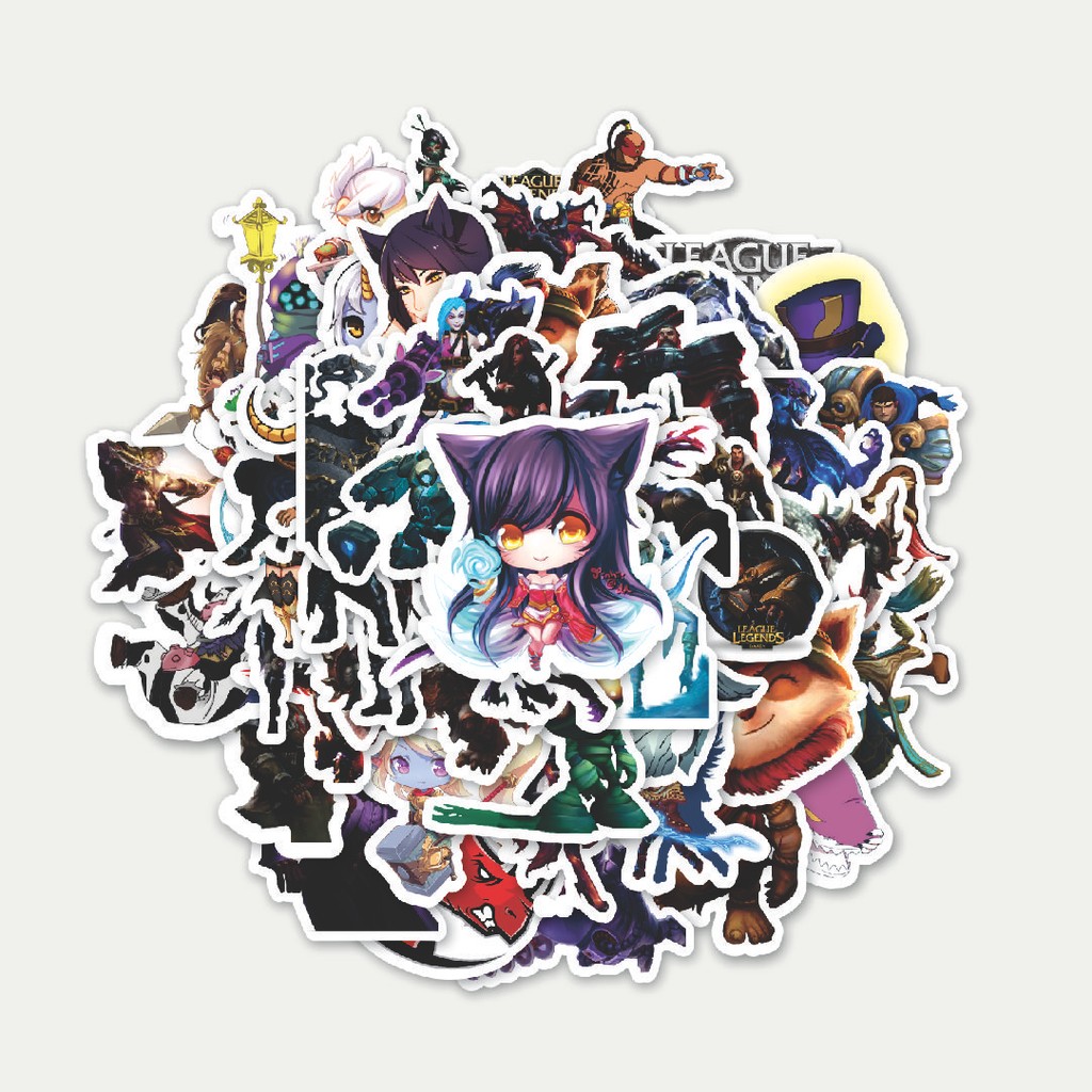 

Sticker Pack Stiker Kartun League Of Legends Skin 6 | Sticker TUMBLR | Stiker LAPTOP KOPER HELM