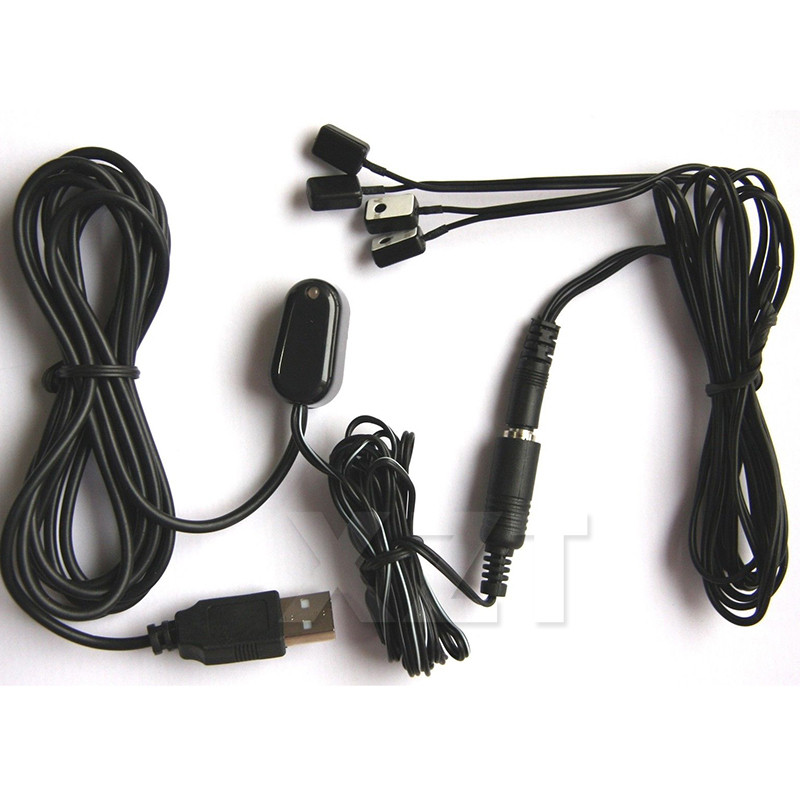 IR Extender Infrared Repeater Remote Control 1 Receiver 4 Emitters USB Adatper High Quality IR Remot