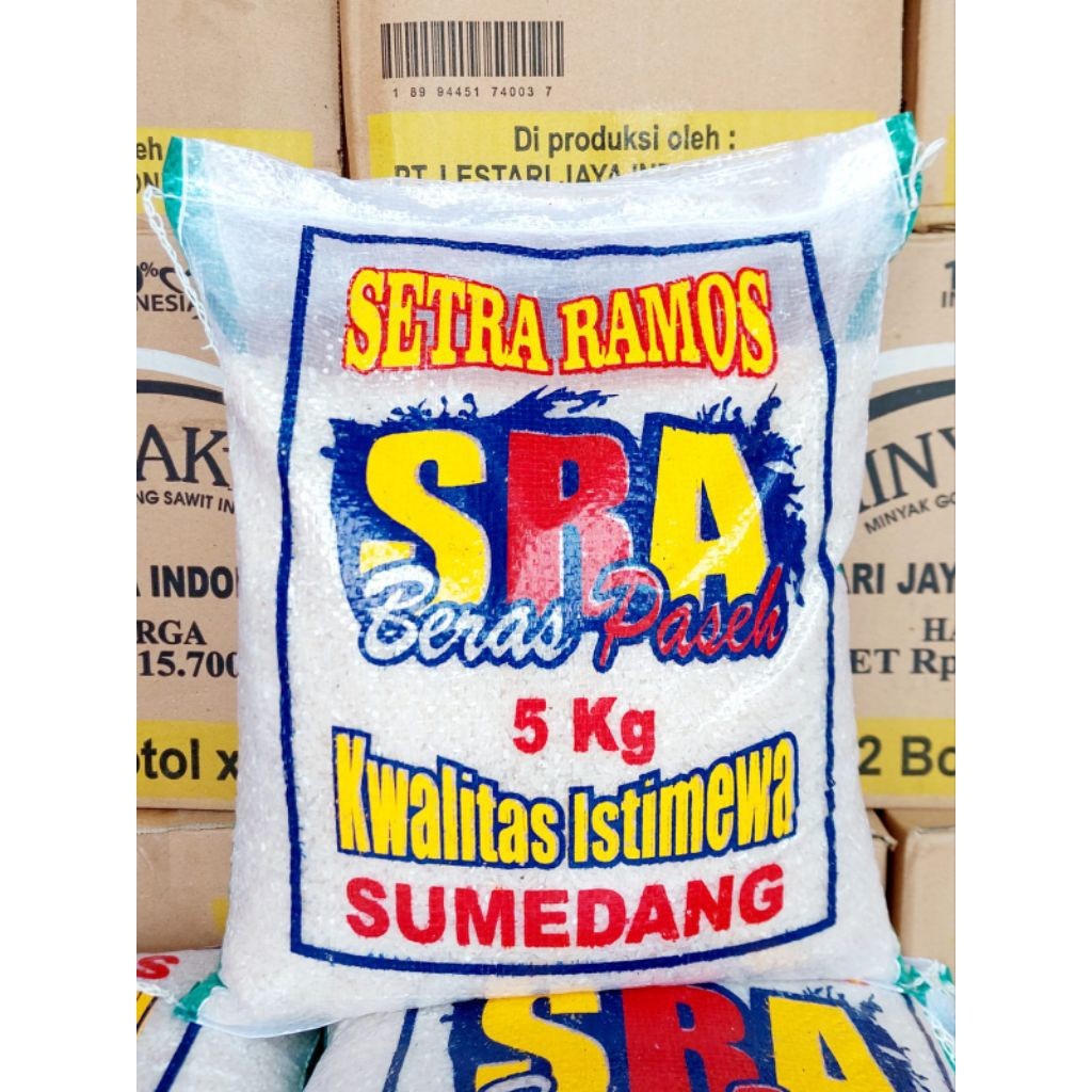 

Beras Setra Ramos 5kg Sra Sumedang Kualitas Istimewa / Beras Murah Sumedang Premium