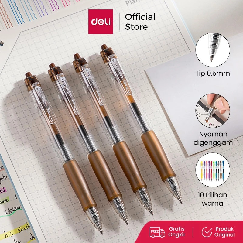 

Deli | Gel Pen Color Tinta Sesuai Warna Pulpen | SA500