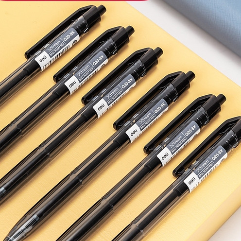 

Deli Pulpen / Ball Point Pen Mini tip Black 1BOX ISI 12PCS EQ20