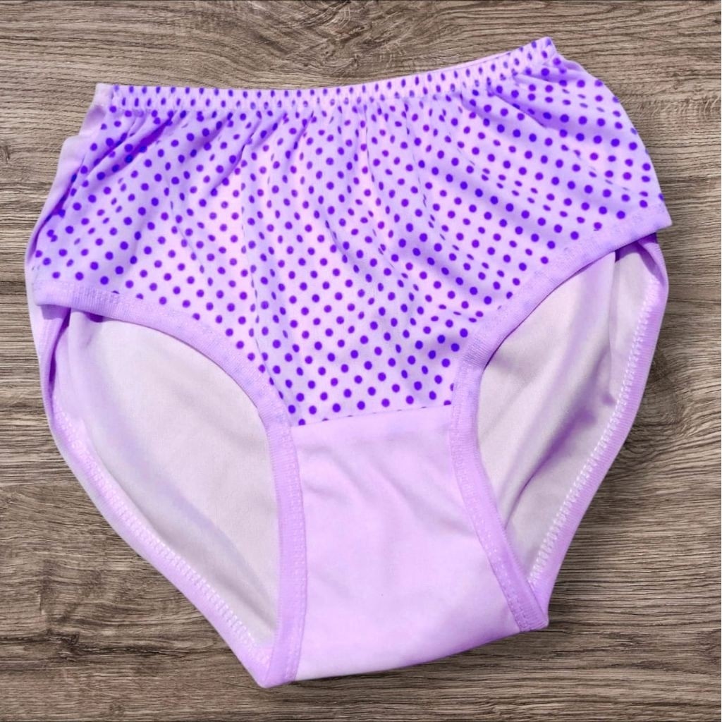 CD MOTIF POLKADOT ISI 12 PCS celana dalam Wanita dewasa jumbo dalaman cewek bumil busui cd haid mens