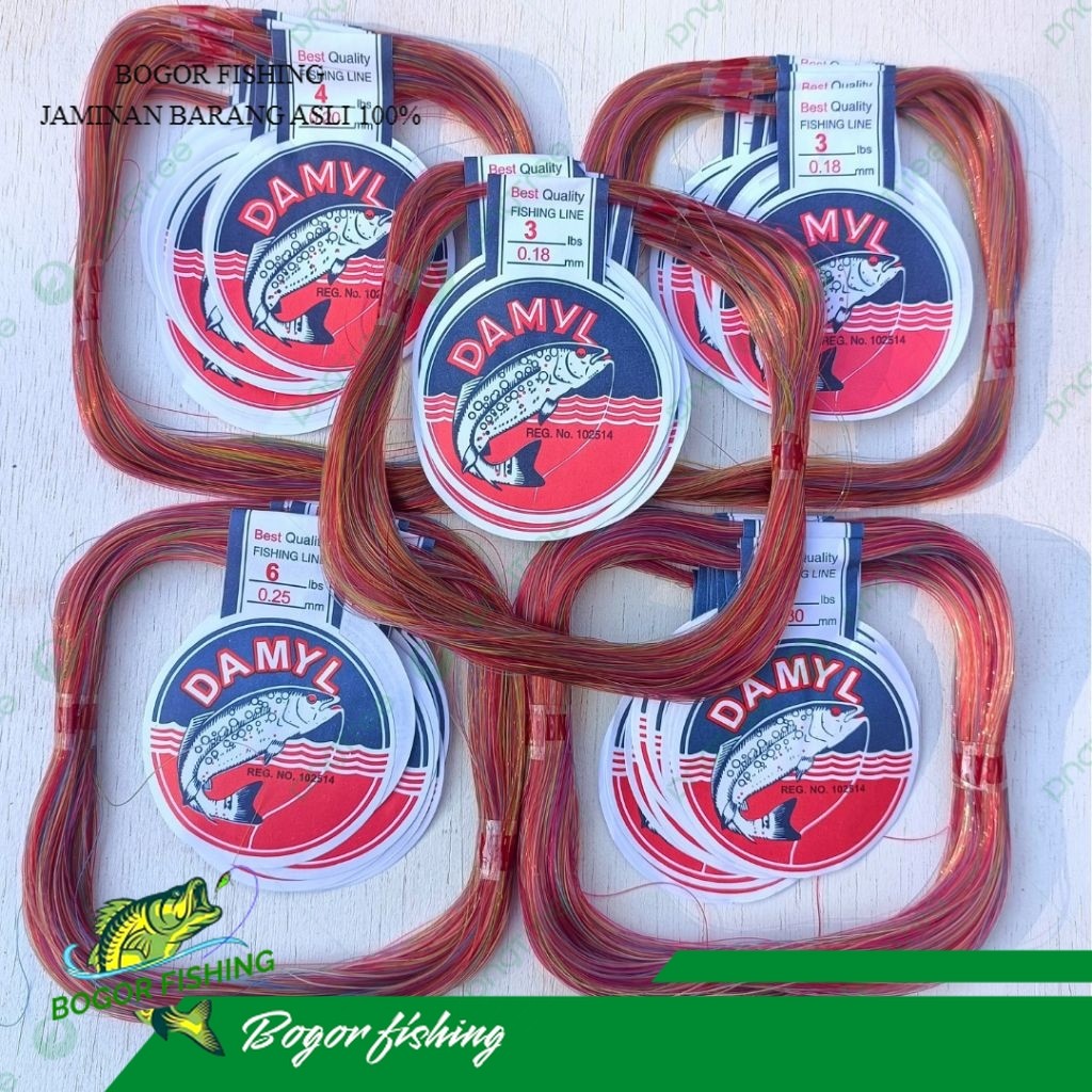 DAMYL MAMBO 1 LB - 20 LB - SENAR GOLDENFISH DAMYL MAMBO - DAMYL WARNA