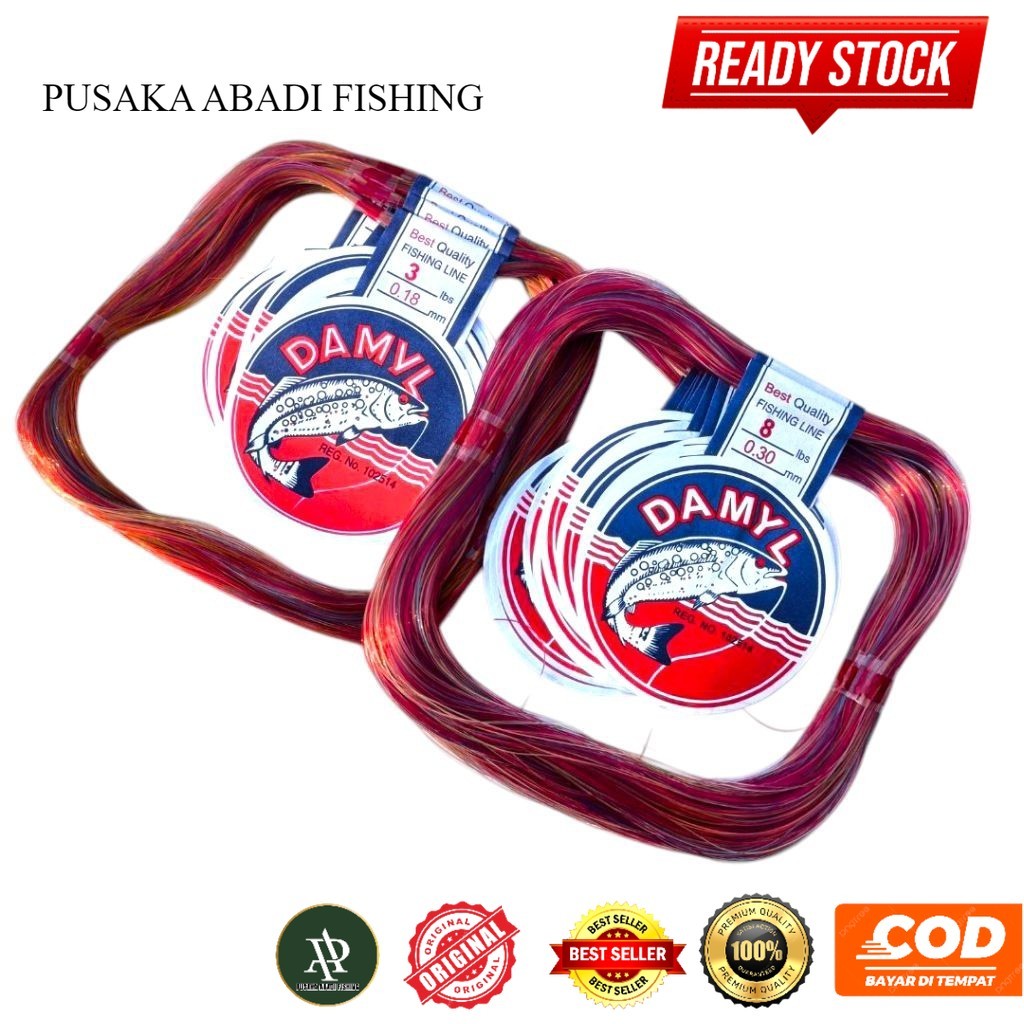 DAMYL MAMBO 1 LB - 20 LB - SENAR GOLDENFISH DAMYL MAMBO - DAMYL WARNA