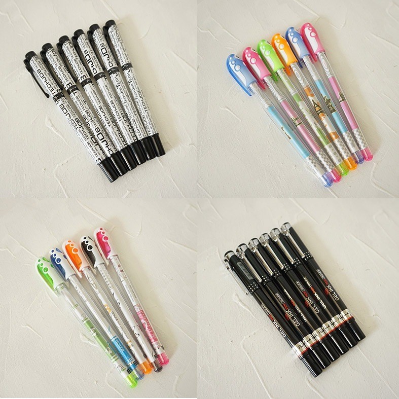 

BOLPEN GEL HITAM/ PULPEN KARAKTER / PULPEN GEL HITAM