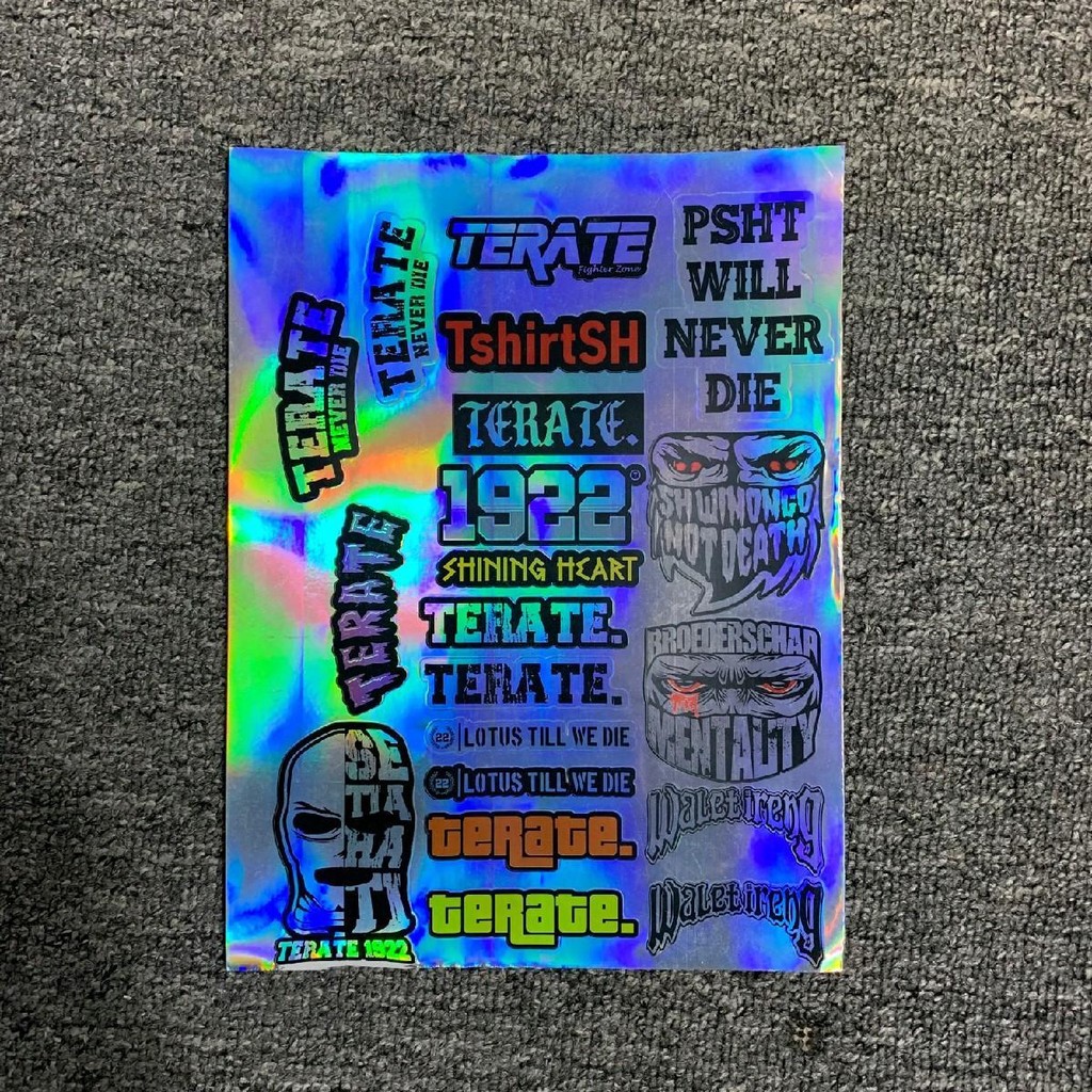 

Stiker Variasi Hologram Dan Biasa Isi 20 Pcs - Stiker PSHT Terate By Redbil
