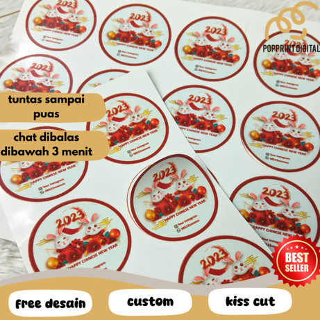 

PpD Print Stiker Label Imlek Ucapan Selamat Tahun Baru Sticker Imlek Custom Bulat Free Desain