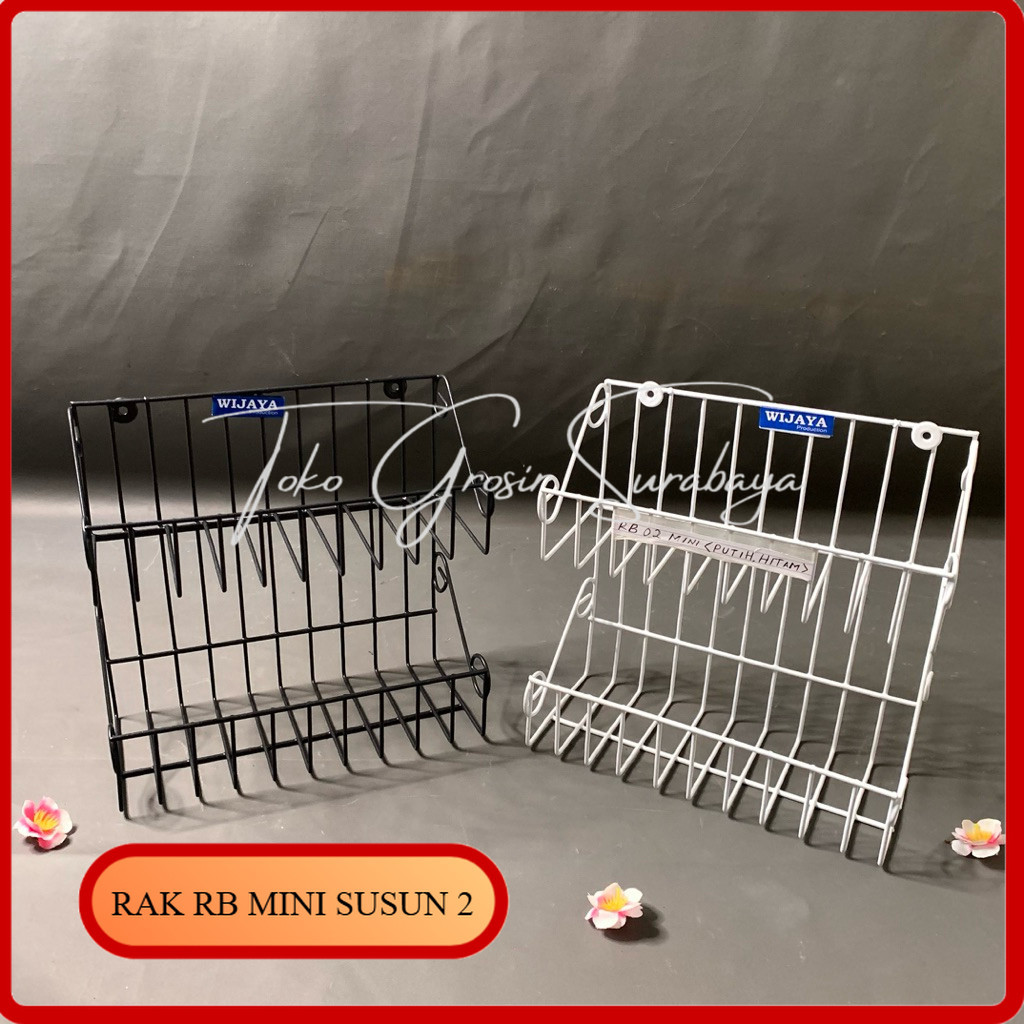 Rak Bumbu RB-MINI-02/Rak Kamar Mandi/Rak shampo/Rak Kitchen Set/Rak Dinding/Rak Gantung/Rak Bumbu Da