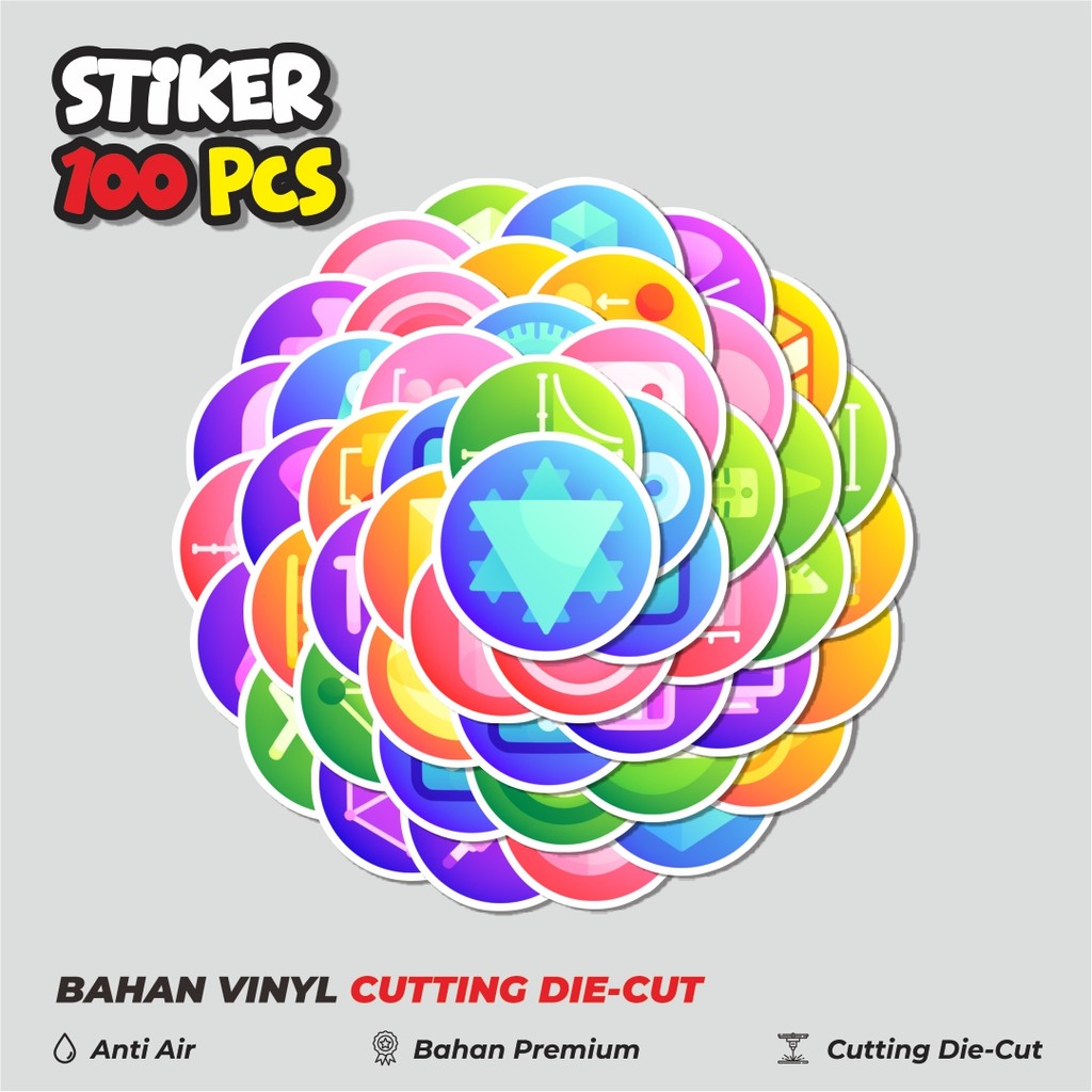 

Terbaru! 50 pcs Stiker Math Icon Pack Series [Seri Paket Ikon Matematika] Dekorasi Lucu Kreatif untuk Notebook, Skateboard, HP