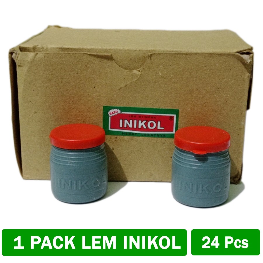 

Lem Kertas Inikol 24 Pcs Lem Cair Serbaguna Lem Plastik Putih Lem Anak Sekolah Lem Kantor Murah Kuat Cepat Kering | 1 pak (24 pcs)