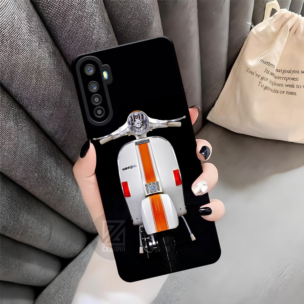 Case Realme 5 / Realme 5i Fashion Case Vespa Softcase Realme 5/5I Terbaru Silikon Pro Camera Lentur 
