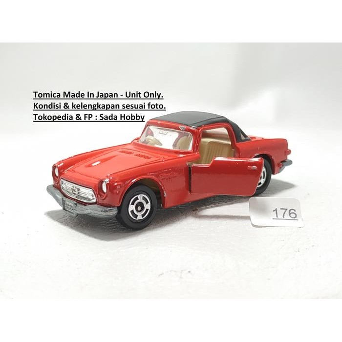 CSM... Vintage Tomica Honda S800M Merah Japan Unit Only
