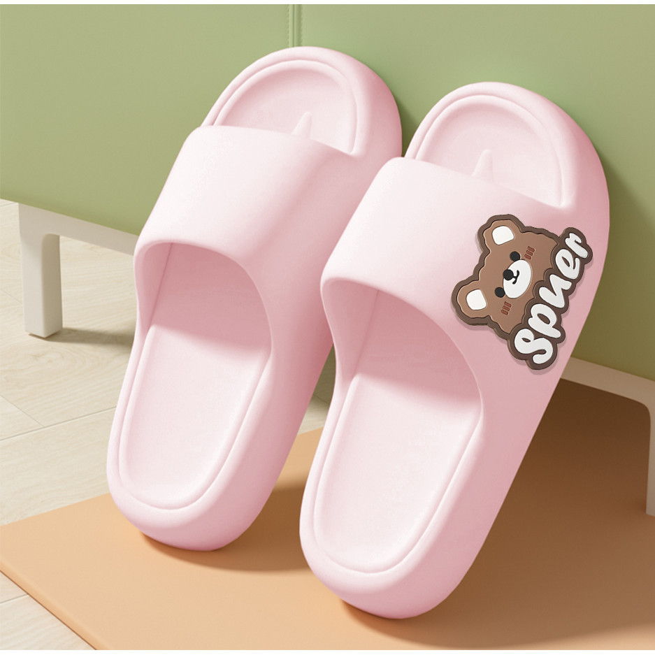 Sandal Pria Wanita Kekinian Empuk Sendal Laki Jelly Rumah Sepatu Sendal Slop Cowo