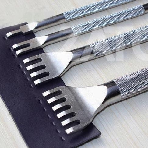 

Stitching FLAT PRO hole punch Silver | leather tool | leather tools