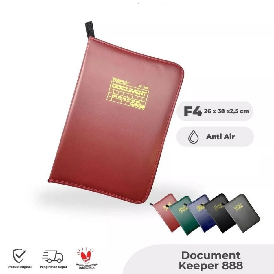 

Map Clear Holder Dokumen Keeper TOPLA Isi 40 Lembar/Map Ijazah Murah new