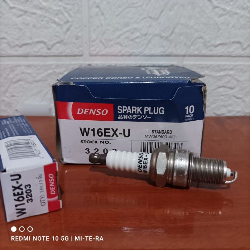 BUSI DENSO ORIGINAL W16EX-U busi kijang carry tss denso original W16EX-U