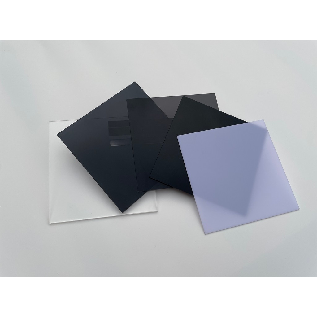

1mm Square Translucent Black Grey Plastic Disc Acrylic Board Plexiglass For Advertising,DIY Scrafts,Paiting,LED Screen Cover