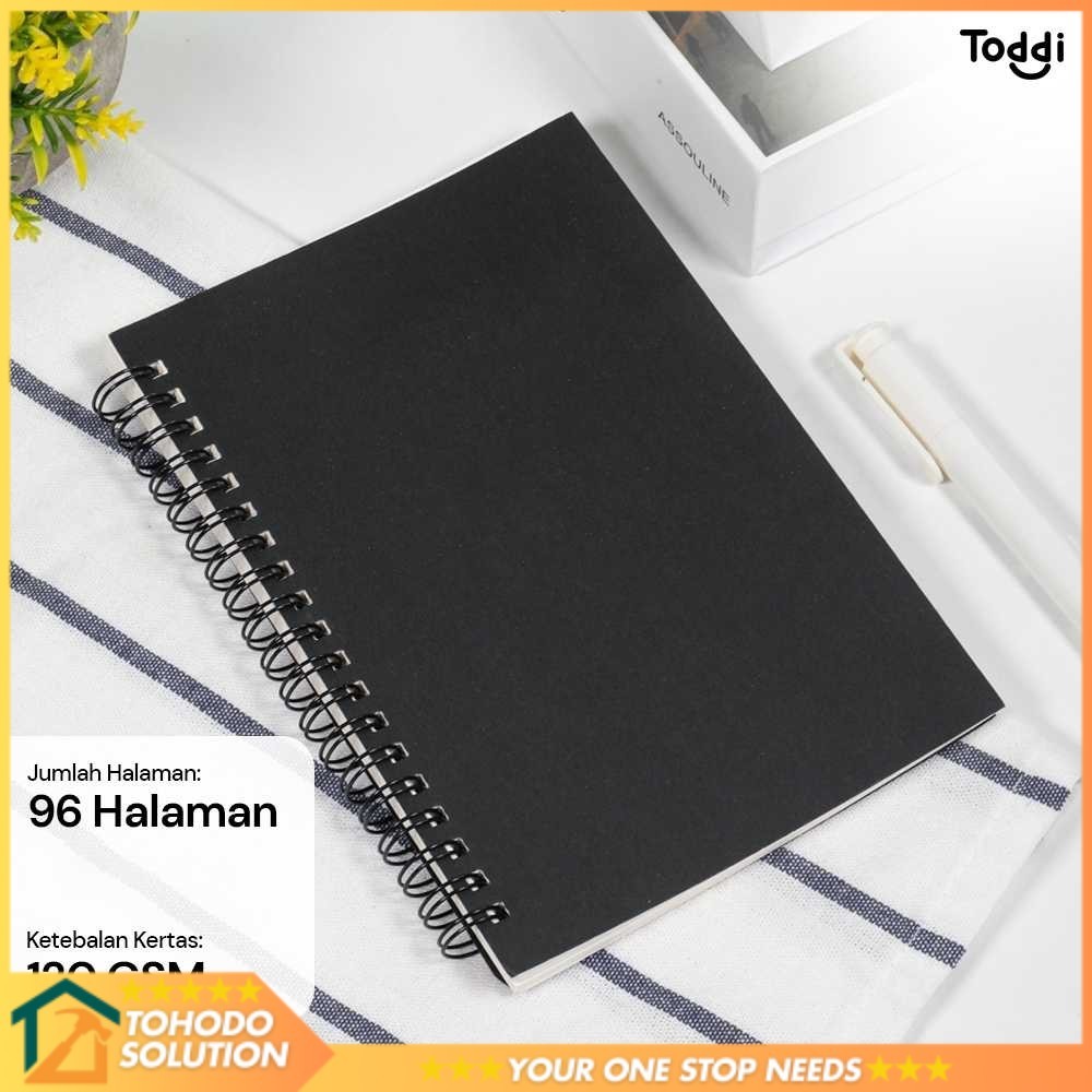 

Toddi Buku Jurnal Softcover Notebook Diary 120GSM 96 Halaman Blank - BQ-N14